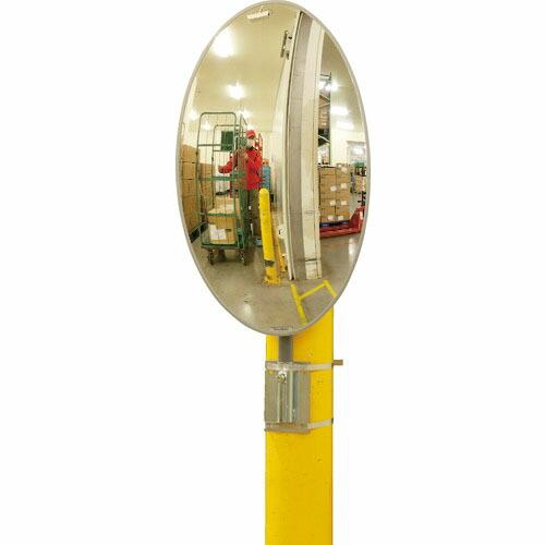 Komy フォーク出口ミラー&lt;ガードポール用&gt;330×550 ( B55KP ) コミー(株)