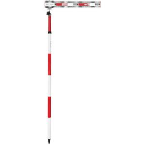 シンワ ポール標尺 アルミ製 50cm 巾60mm 伸縮式2m2段 ( 76937 ) シンワ測定(株)｜orangetool