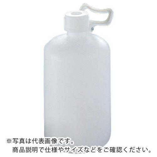 サンプラ PE取手付細口瓶 5L ( 02505 ) (株)サンプラテック