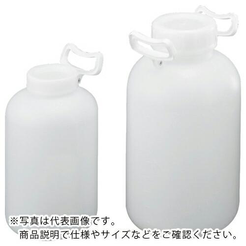 サンプラ PE取手付広口瓶 5L ( 02507 ) (株)サンプラテック