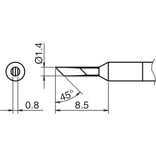 白光 はんだこて部 FX-9701 24V-95W ( FX9701-81 )