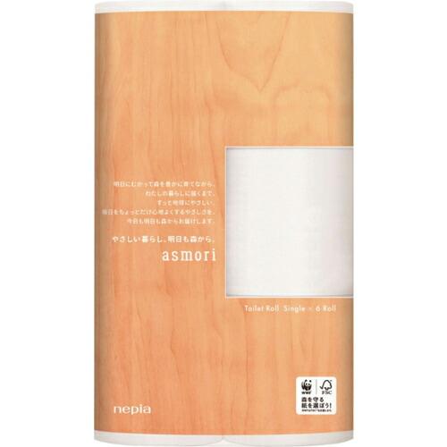 ネピア トイレットペーパー アスモリ6ロール120Mシングル ( 21135 )