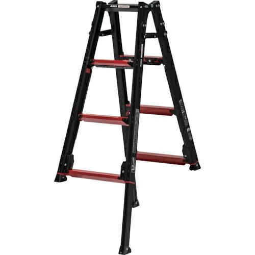 アルインコ 伸縮脚付はしご兼用脚立 GAUDI-X(ガウディ)120CM 最大使用質量100KG (...