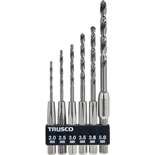 TRUSCO 六角軸鉄工ドリル 6本組 ( T6SDN-6AS )
