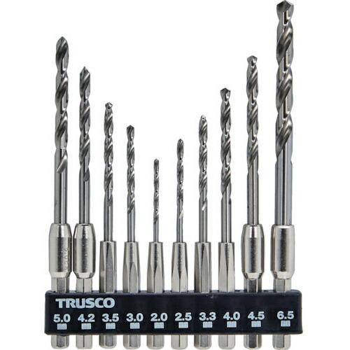 TRUSCO 六角軸鉄工ドリル 10本組 ( T6SDN-10AS )