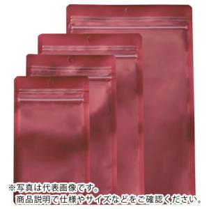 セイニチ 「ラミグリップ」片面透明バリアカラータイプ(レッド) 170×120 ( VCP-F-R ) (50袋セット) (株)生産日本社 (メーカー取寄)｜orangetool