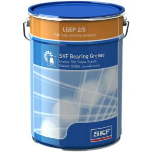 SKF 軸受用グリース 高荷重・極圧用 LGEP 2 (5kg缶入り) ( LGEP 2/5 ) 日本エスケイエフ(株)｜orangetool