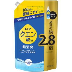 P&G レノア クエン酸in 超消臭 すすぎ消臭剤 さわやかシトラス 微香 超特大 詰め替え 1080mL ( 411608 )｜orangetool