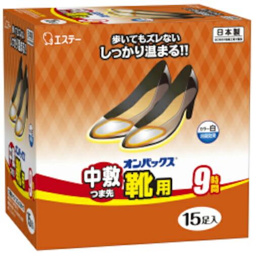 エステー カイロ 新オンパックス 中敷つま先靴用 15P  ( ST45502 ) (16箱セット)...