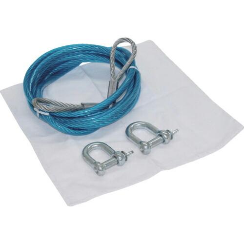 Meltec 緊急脱出用牽引ワイヤーロープ 3t ( RP-100 ) 大自工業(株)