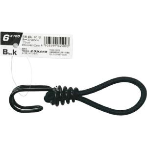 ユタカメイク ゴム ループバンジー 6mm×100mm ブラック ( BL-1012 ) (株)ユタカメイク｜orangetool