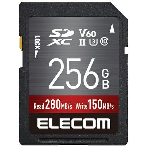 ELECOM SDXCカード データ復旧サービス付 UHS-II V60 256GB ( MF-FS...