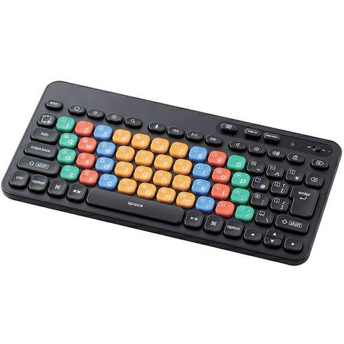 ELECOM パソコン学習用キーボード Bluetooth iPadOS/iOS用 メンブレン式 ミ...