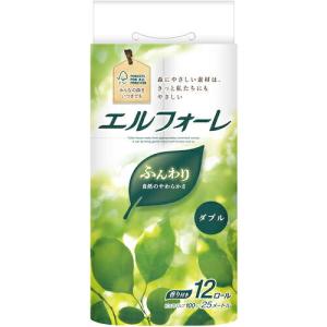 エリエール エルフォーレ トイレットティシュー12R(ダブル) ( 21000603 ) (株)EBS｜orangetool