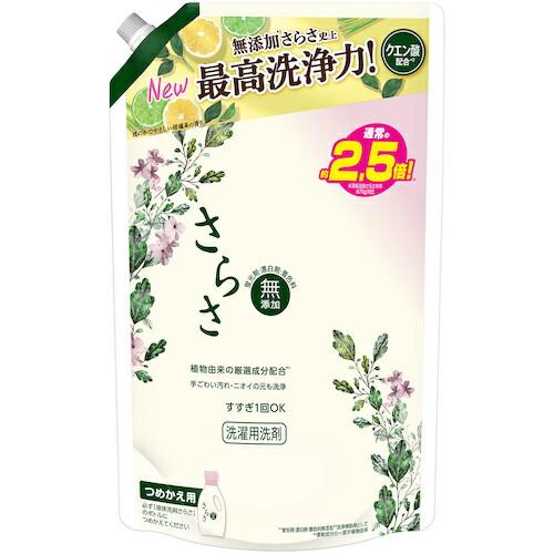 P&amp;G さらさ 無添加 洗濯用洗剤 液体 超ジャンボ 詰め替え 1.68kg ( 411120 ) ...