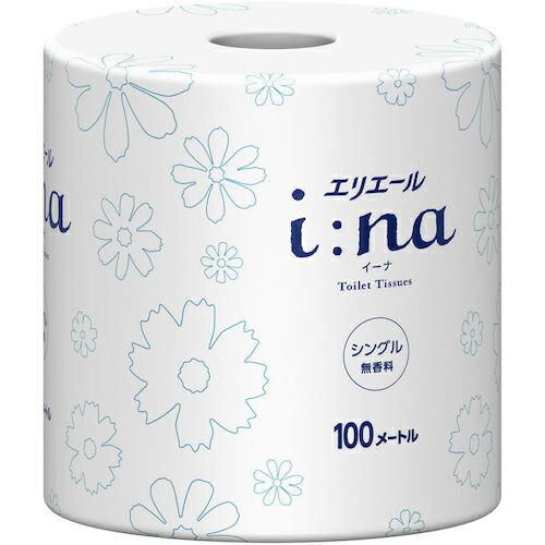 エリエール i:naトイレットティシューシングル100m個包装・無香料(21000442/) ( 2...
