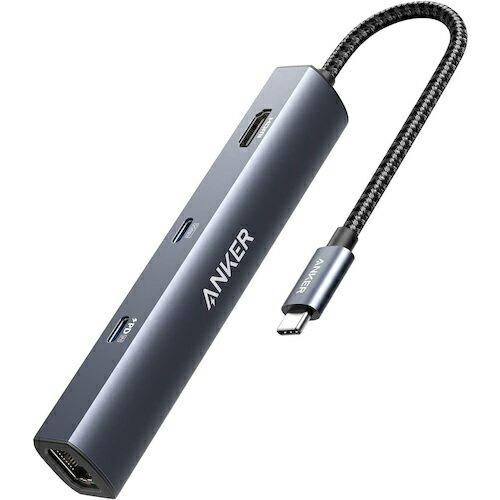 Anker PowerExpand 6-in-1 USB-C PD イーサネット ハブ ( A836...