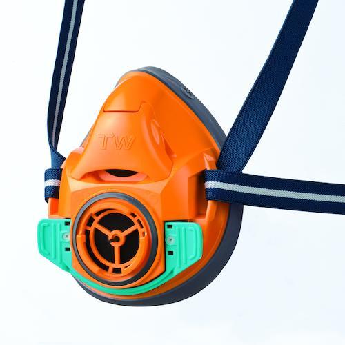 シゲマツ 防じん・防毒マスク TW01C オレンジ(M)(32705) ( TW01C-OR-M )