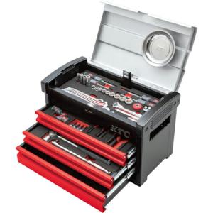 KTC 工具セット(チェストタイプ)[66点] ( SK3660ESW ) 京都機械工具(株) (メーカー取寄)｜orangetool