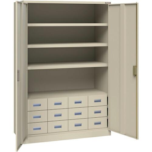 TRUSCO ( トラスコ中山 )　スーパーヘビーキャビネット　３枚棚・引出小１２個 ( SHC-6...