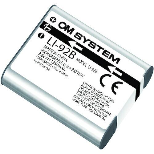 OMデジタル 防水カメラTG用 リチウムイオン電池  ( LI-92B ) OMデジタルソリューショ...