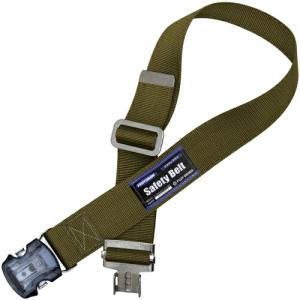 TSUYORON 胴ベルトのみ ワンタッチバックル 深緑 Mサイズ 幅50MM×長さ1200MM ( TUB-SOTN-OD-M-BP ) 藤井電工(株) (メーカー取寄)｜orangetool