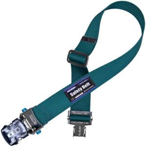 TSUYORON 胴ベルトのみ アジャスト付きワンタッチバックル 青緑 Mサイズ 幅50MM×長さ1200MM ( TUBAJOTNBGMBP ) 藤井電工(株) (メーカー取寄)｜orangetool