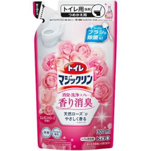 Kao トイレマジックリン消臭・洗浄スプレー 香り消臭 エレガントローズの香り つめかえ用 300ml ( 424938 )｜orangetool