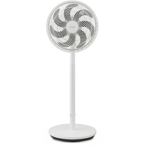 IRIS 104102 リビング扇風機 ACモーター式 ホワイト  ( LFA-307-W ) アイ...