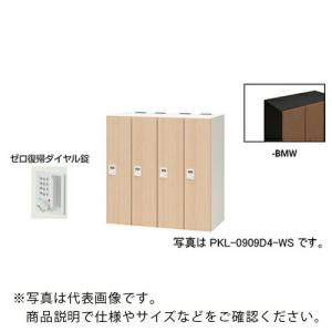 NAIKI ( ナイキ )　パーソナルロッカー（４人用）　ポッケ　ＰＫＬ型　ラージタイプ　ゼロ復帰ダイヤル錠 ( PKL-0909DR4-BMW )