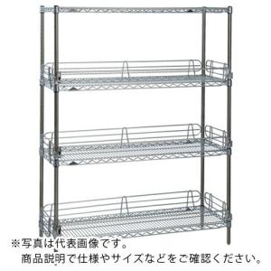 ERECTA エレクターシェルフ スーパーシリーズ 落下防止ステンレスワイヤーシェルフ W1821mmxD613mmxH2197mm 6段  ( SLS1820PS2200W6L4 ) (メーカー取寄)｜orangetool