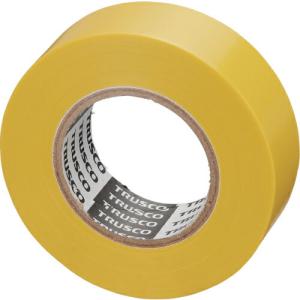 TRUSCO 脱鉛タイプビニールテープ 19mmX20m 黄  1巻入り ( GJ2120Y1P )｜orangetool