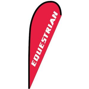 グリーンクロス のぼり Pバナー中 EQUESTRIAN No.29766 W1000×H2800 ( 6300048716 )｜orangetool