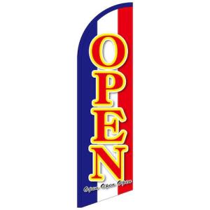 グリーンクロス のぼり セイルバナー大 OPEN No.69261 W900×H3320 ( 6300048482 )｜orangetool