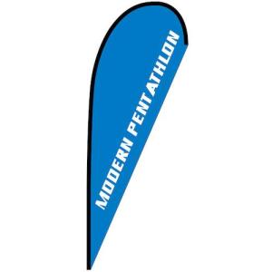 グリーンクロス のぼり Pバナー大 MODERN PENTATHLON No.29741 W1250×H3300 ( 6300048879 )｜orangetool
