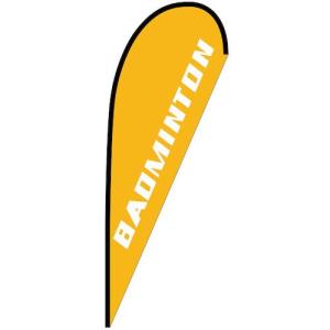 グリーンクロス のぼり Pバナー大 BADMINTON No.29725 W1250×H3300 ( 6300048864 )｜orangetool