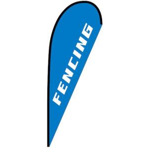 グリーンクロス のぼり Pバナー大 FENCING No.29733 W1250×H3300 ( 6300048872 )｜orangetool