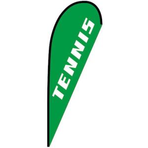 グリーンクロス のぼり Pバナー大 TENNIS No.29751 W1250×H3300 ( 6300048860 )｜orangetool
