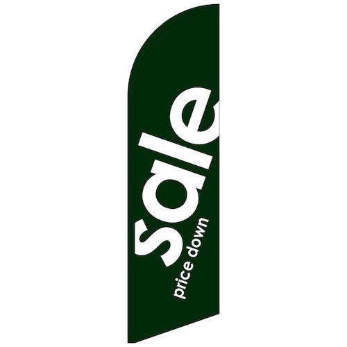 グリーンクロス のぼり セイルバナー大 sale 緑 No.69260 W900×H3320 ( 6...