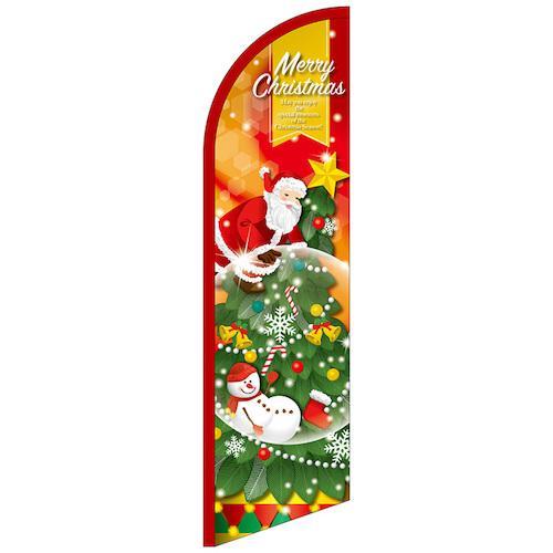 グリーンクロス のぼり セイルバナー大 MerryChristmas スノードーム No.25839...
