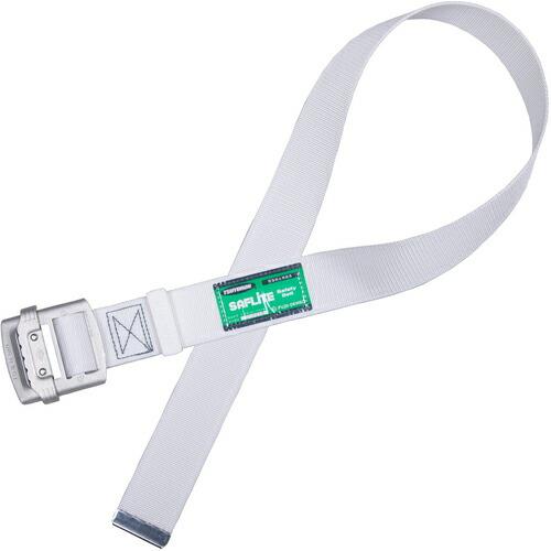 TSUYORON 胴ベルトのみ アルミスライドバックル 白 Sサイズ 幅50MM×長さ1100MM ...