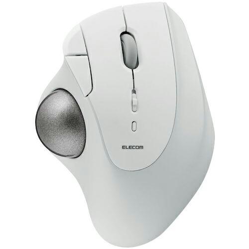 ELECOM トラックボールマウス IST 親指 人工ルビー支持 Bluetooth 5ボタン ホワ...