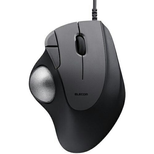 ELECOM トラックボールマウス IST 親指 人工ルビー支持 有線 5ボタン ブラック ( M-...