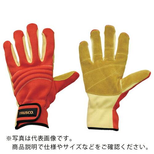 TRUSCO 耐切創手袋 防災レスキュー仕様M オレンジ ( TRF120A-M-OR )