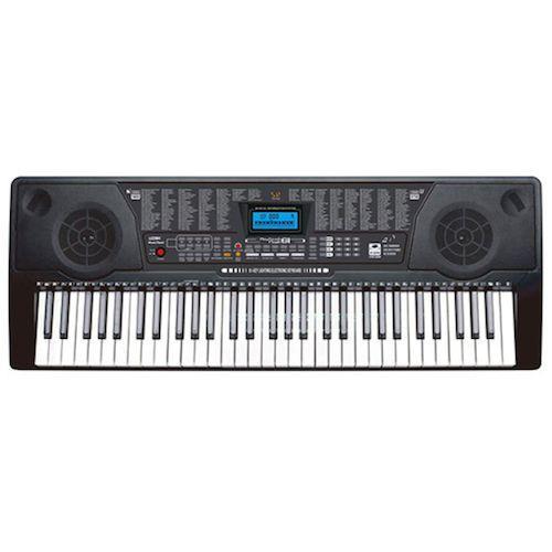 グリーンクロス 61キー電子キーボード 発光キー ガイド機能 音色リズム255種 電池対応 ( 63...