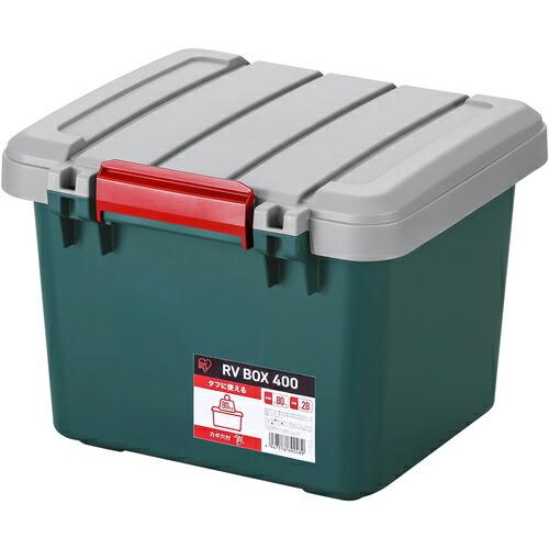 IRIS 299970 RVBOX400 グレー/ダークグリーン ( RV400R-M )
