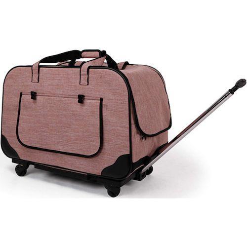 グリーンクロス ペットキャリー バッグ&amp;カート2way 折り畳める 中型犬まで対応 ブラウン ( 6...