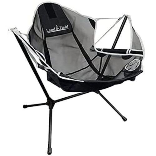 グリーンクロス キャンピングスウイングチェア 軽量 折り畳める 120kg耐荷 組立簡単 GY ( ...
