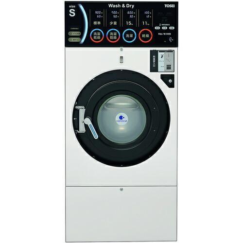 TOSEI コイン式洗濯乾燥機 塗装モデル ホワイト ( SF-155C ) (株)TOSEI (メ...
