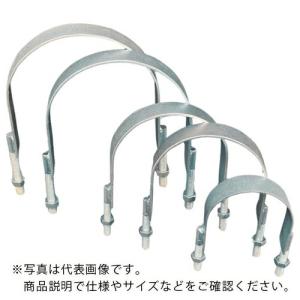 HIーLEAD JIS10Kフランジ用Uバンド 三価クロメート 80A ナット2個付き ( FUBJIS10K080A3MC )｜orangetool